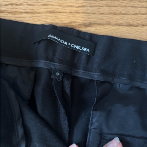 NWOT Size 4 Mid Rise Pinstriped Wide Leg Work Pant - Picture 3 of 6